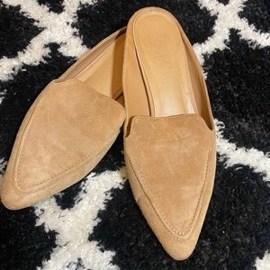 Suede Mules